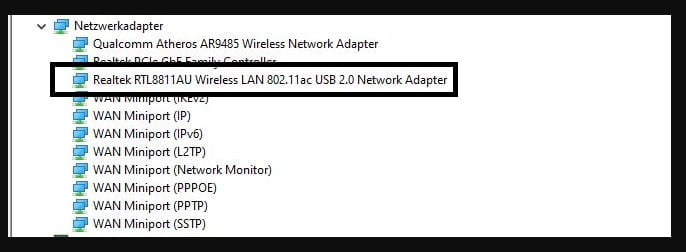 realtek 8821ae wireless lan driver